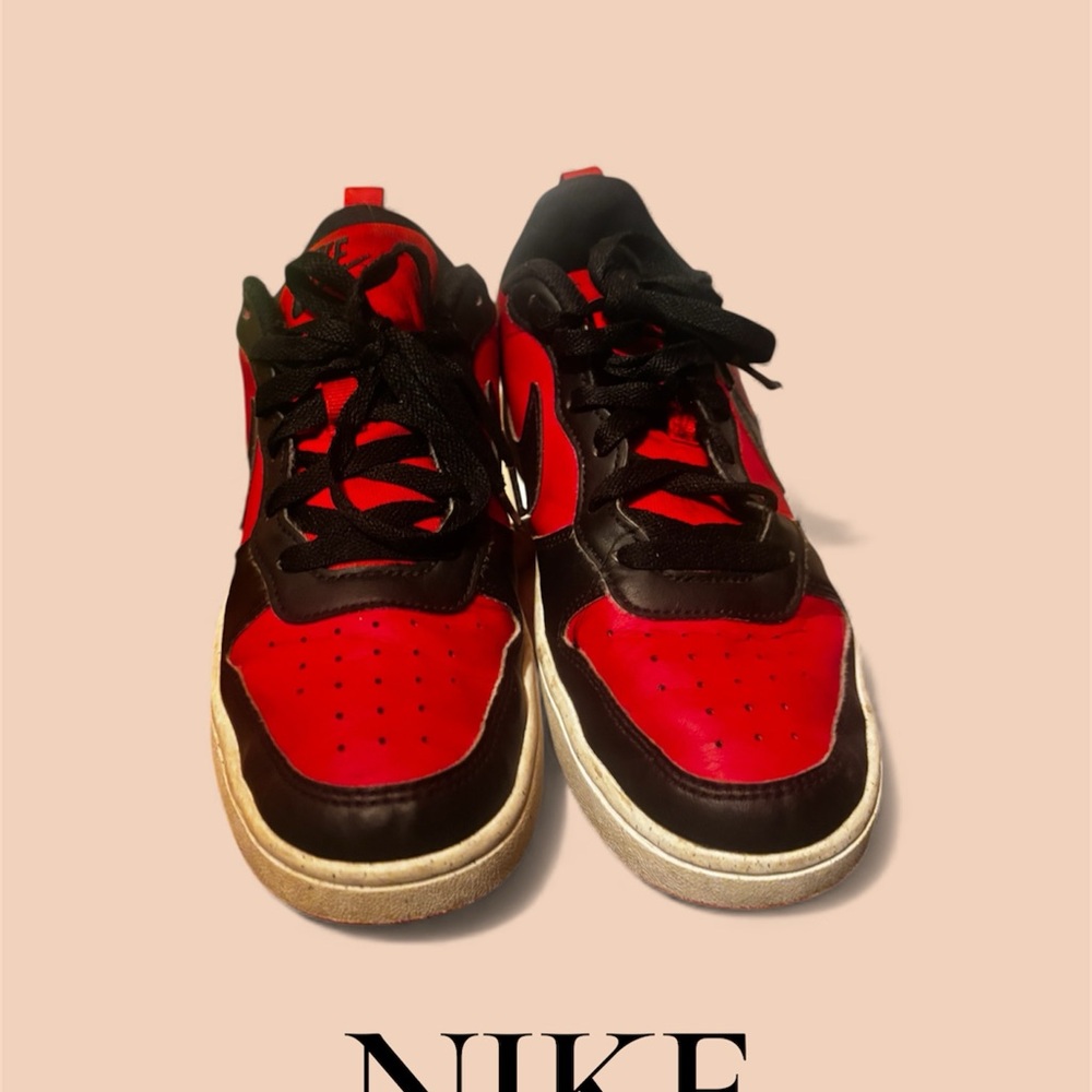 Nike Black and Red Athletic Shoes